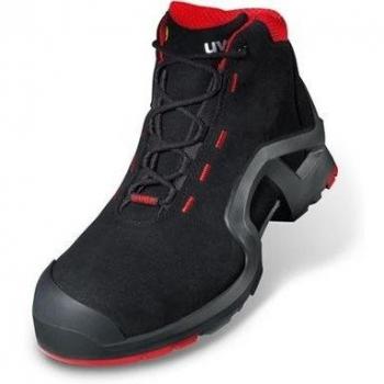 Uvex 1 X-tended Support Bota de Seguridad S3 SRC - Zapato Profesional de Trabajo - Punta Antiaplastamiento de Composite - Negro - Talla 45