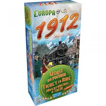Aventureros al Tren! Europa 1912 - Expansión de Juego de Mesa, incluye nuevas cartas de destino, reglas adicionales y permite jugar con hasta 6 jugadores