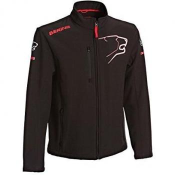 Chaqueta Bering – Softshell – XXXL – negro/rojo – negro