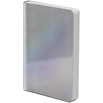 Nuuna 53337 - Cuaderno, 180 x 150 mm, color gris perla