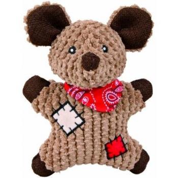 Trixie Mouse with Patches, Fabric/Jute