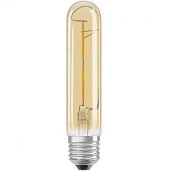 Lámpara Osram LED Vintage Edition 1906, en forma de tubo con casquillo E27, no regulable, 2,5 vatios, blanco claro y cálido - 2400 Kelvin, 1 paquete