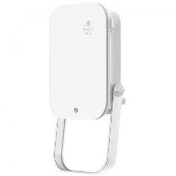Toallero Eléctrico Calefactor de Baño con Mando a Distancia y Pantalla LED 2000W Blanco Termoventilador de Pared