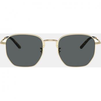 Oliver Peoples Unisex Geometric Gold Metal Polarized Sunglasses