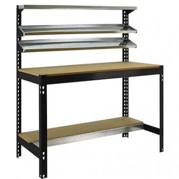 Banco de Trabajo Simonwork BT1 Antracita/Madera, Sin Tornillos, 1445x1210x610 mm, Capacidad Carga 600 kg