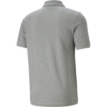 Puma Men's Essential Pique Polo Shirt - Grey - XL