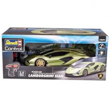 Coche RC Escala 1:24 Lamborghini Sián con Control Remoto 2.4Ghz y Luces LED
