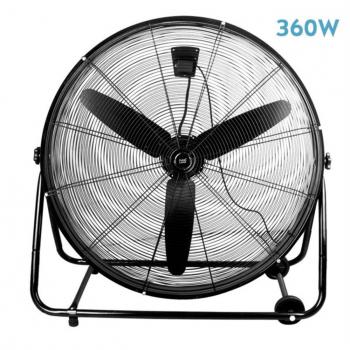 FABRILAMP Ventilador Industrial Vendaval 360W Negro 3 Velocidades