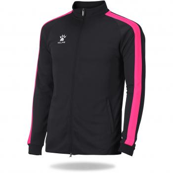 KELME Chandal Global Chaqueta, Hombre, Negro/Fucsia, XL
