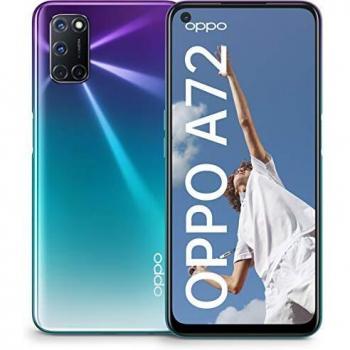 OPPO A72 - Smartphone 128GB, 4GB RAM, Dual Sim, Aurora Purple