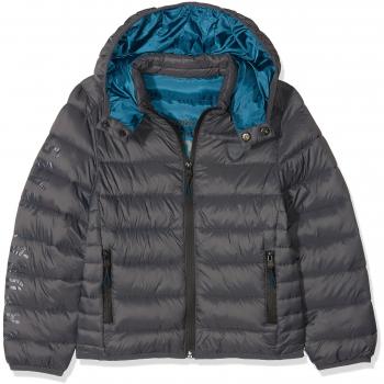 Kaporal Meter, Abrigo Impermeable para Niños, Gris