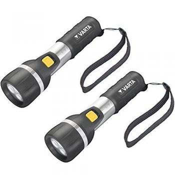 Varta 16610 Linterna, 2AA, Set de 2 Piezas