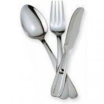 Cubiertos para Camping INOX marca Ilsa - Color Plateado