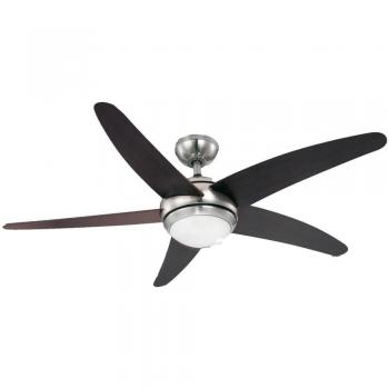 Ventilador de techo Fabiola con luz y control remoto 132 cm