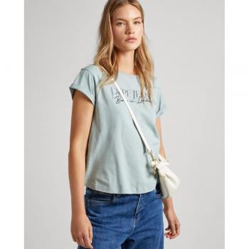 Camiseta Pepe Jeans Mujer Hannon verde pastel