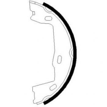 Juego de zapatas de freno de mano TEXTAR 91018400 para Opel Kadett E, Astra F, Vectra A B y Saab 9-3 9-5