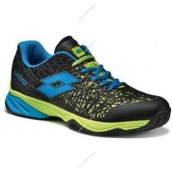 Lotto Viper Ultra II CLY, Zapatillas de Tenis para Hombre, Verde / Azul