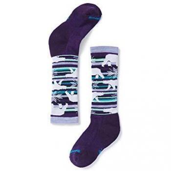 Smartwool Wintersport Polar Bear Calcetín, Infantil, Montaña Morada, XS
