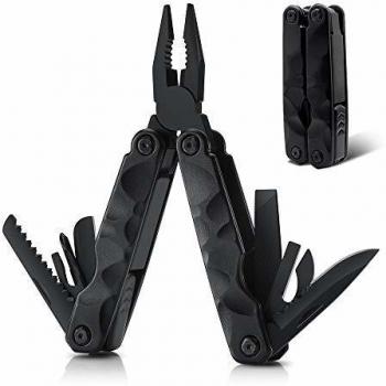 ORSIFOW Alicate Multiuso, Herramienta Multiusos Inoxidable 13 en 1, Multiherramientas con Alicates Plegables & Cuchillo, Sierra, Destornillador, Abrebotellas