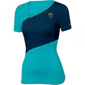 Karpos Cima Undici - Camiseta funcional para mujer, color azul,, tamaño medium