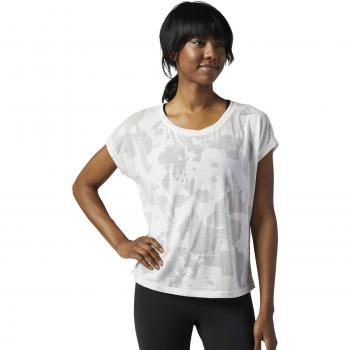 Reebok BQ9667 Camiseta, Mujer, Negro