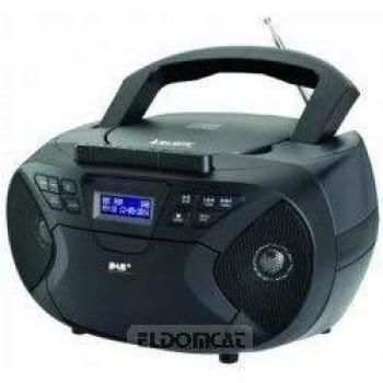 Radio Portátil Majestic AH-2430 DAB+ con CD, Cassettes, AUX y FM - Color Negro