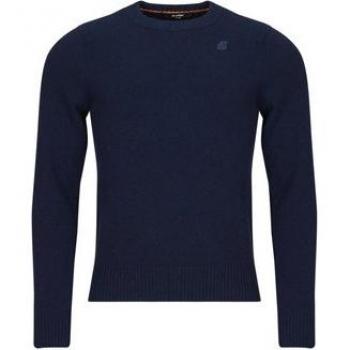 K-Way Men's Blue Lambswool Pullover Sweatshirt - Size 2XL Sebastian
