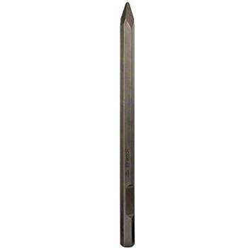 Bosch 1 618 600 019 - Cincel puntiagudo con inserción hexagonal de 28 mm - 520 mm