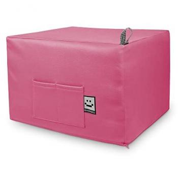 Puff Cama Auxiliar Confort Plegable Fucsia Único