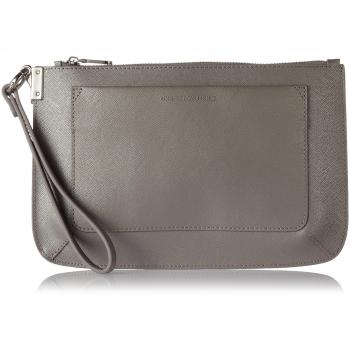 Adolfo Domínguez - Cartera de mano con asa para mujer, color gris