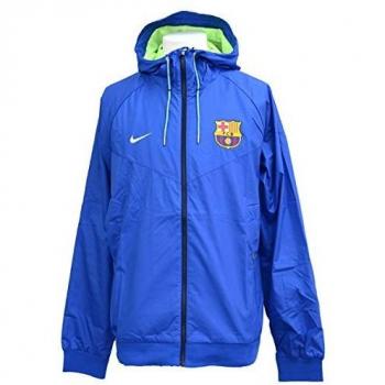 Nike Fcb M Nsw Wr Wvn Aut Chaqueta Fc Barcelona, Hombre, Azul