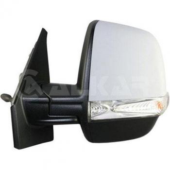 Retrovisor Alkar 9257929 - Espejo retrovisor de puerta, tipo OEM, fabricado en plástico de alta calidad, con acabado en negro, diseño específico para vehículos, fácil instalación, cumple con normativas de seguridad y calidad