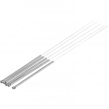 5pcs 0.4mm Accesorios del Equipo de las herramientas taladro de la aguja para limpiar las brocas de 3D impresora