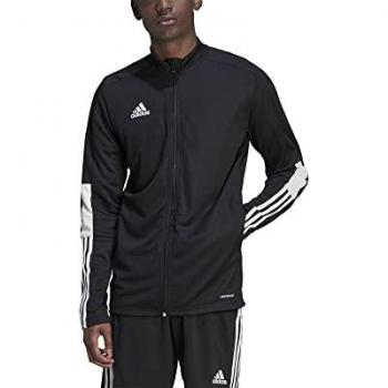 Chaqueta de fútbol adidas Tiro Essentials para hombre, negra, talla M