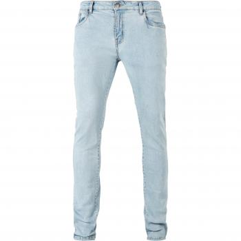 Urban Classics Slim Fit Zip Denim Jeans for Men - Black