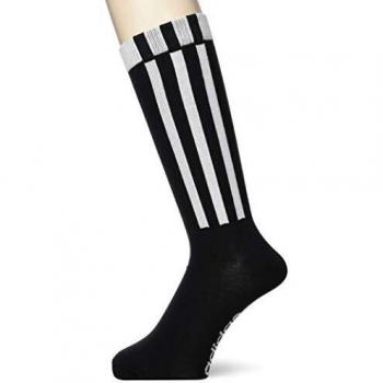 adidas 3S Es L CRW 1Pp Calcetines, Unisex Adulto, Negro/Blanco/Blanco, S