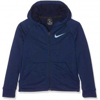 nike B NK DRY FZ FLC Sudadera, Niños, Azul /