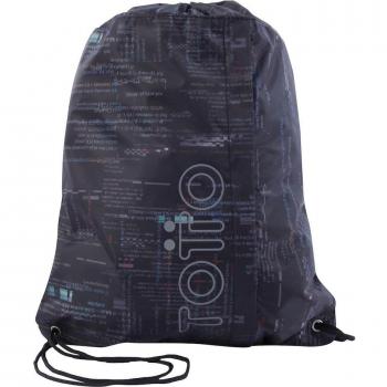 Totto Mochila Deportiva con Cuerdas Curvigrafo Letras Internet Tamaño Grande