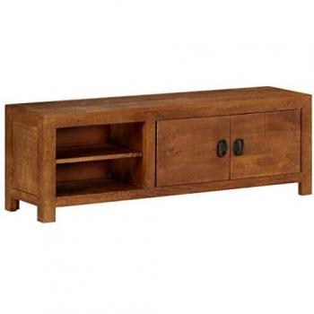 vidaXL Madera Acacia Maciza Mueble para TV Centro de Entretenimiento y Multimedia para el Orden de los Dispositivos de Imagen y Sonido 120x30x40 cm
