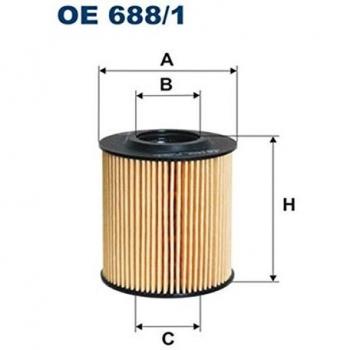 Filtron OE688/1 Bloque de Motor