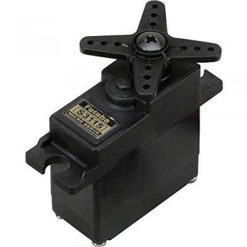 Futaba Micro-Servo S3115 Servo analógico. Material de la caja de cambios: plástico. Sistema de conexión: Futaba