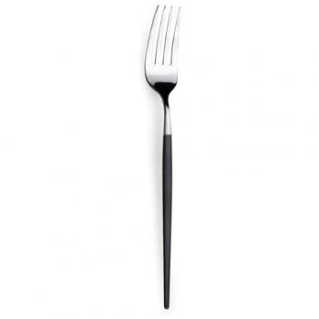 Set de 12 Tenedores de Mesa Amefa Soprano Noir en Acero Inoxidable PVD Negro 18/0-4mm