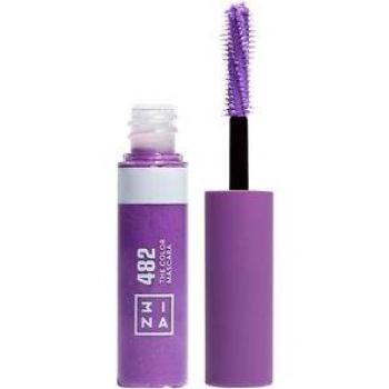 3INA The Color Mascara 482 - Máscara de pestañas color púrpura, 5,5 ml