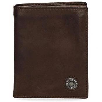 Cartera Pepe Jeans Button Vertical marrón