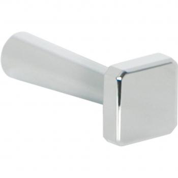 Percha individual cuadrada para baño con gancho