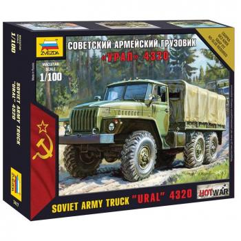 Maqueta Camión Militar Soviético Ural 4320 - Escala 1:100