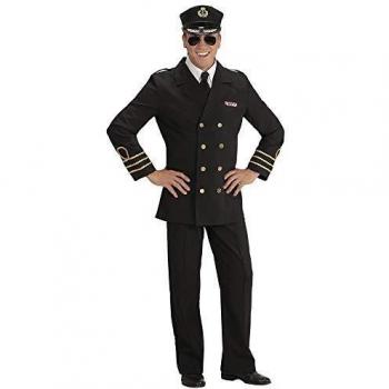 Disfraz Oficial de la Marina para Hombre - Talla L, Chaqueta y Cuello Cam