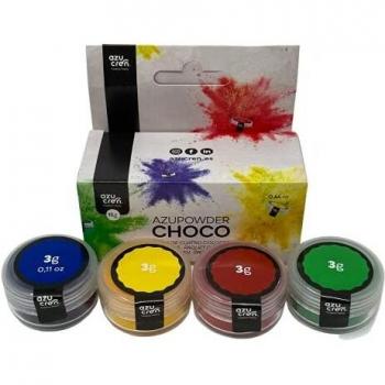 Set de 4 Colorantes para Chocolate - 4 x 3gr