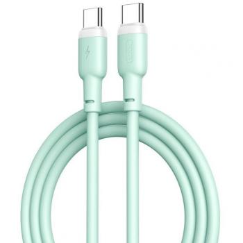 Cable USB-C a USB-C 1m 60W Verde XO NB208B