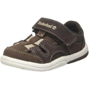 Timberland Toddle Tracks Fisherman, Sandalias de Punta Descubierta para Niños, Marrón